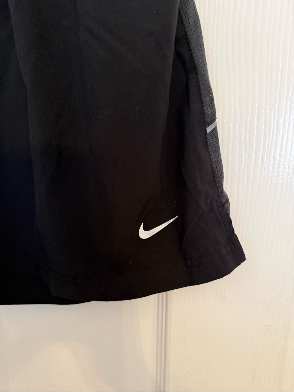 Nike Black Athletic Training Shorts with Drawstring - Picture 3 of 5